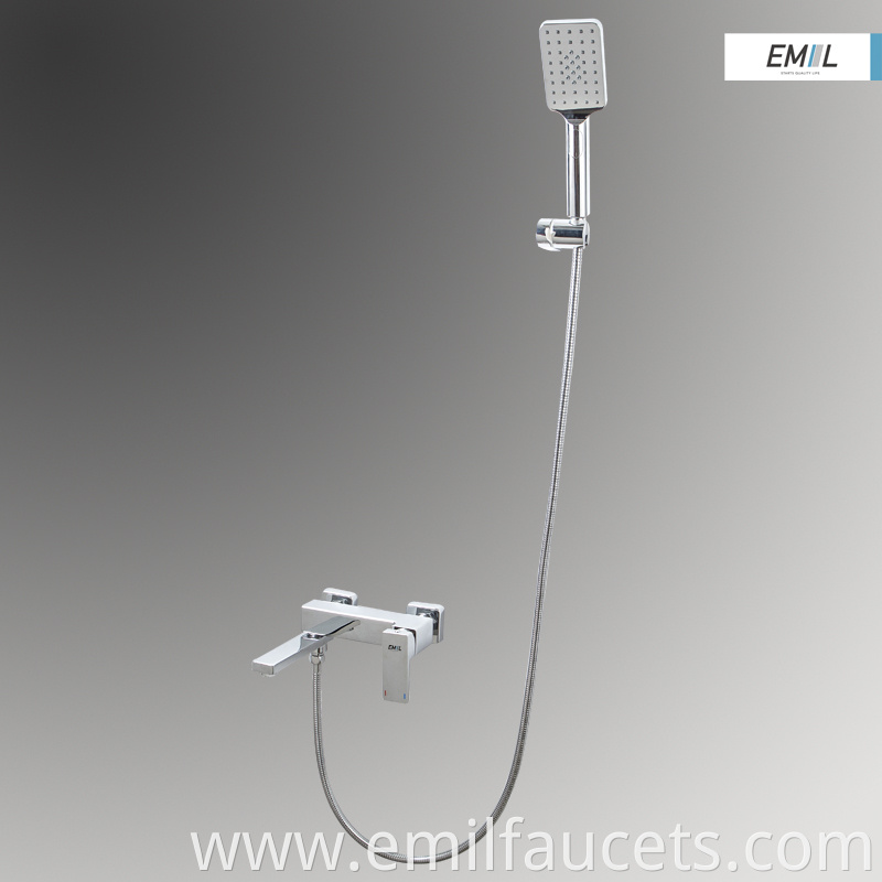 wall mounted shower mixer taps